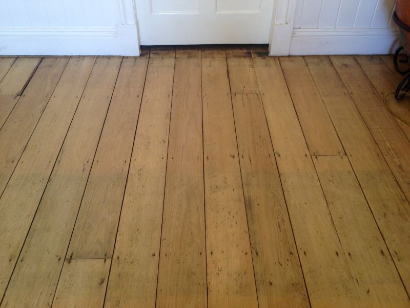 Pine Floor Installation detail