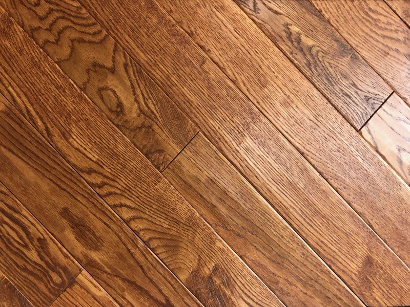White Oak Floor Installation detail