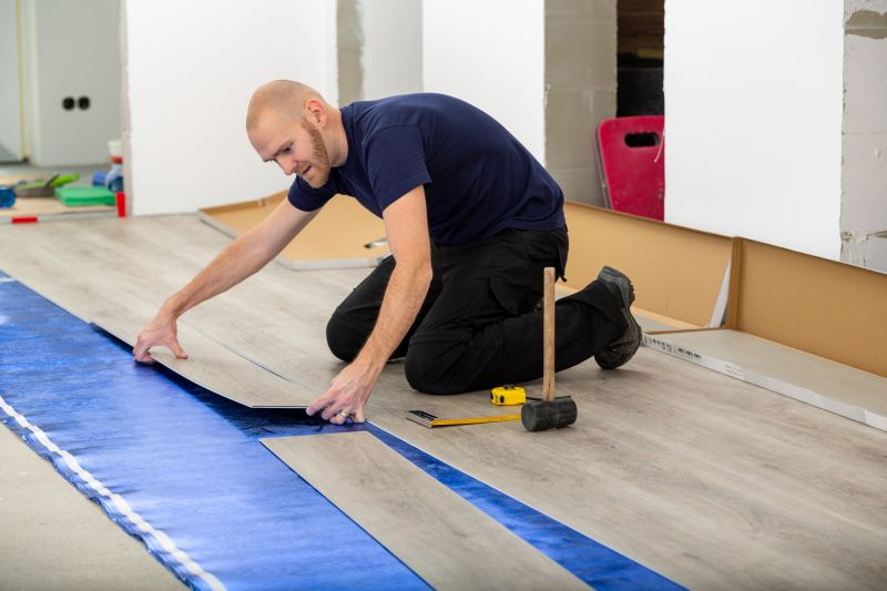 Wide Plank Floor Installation detail