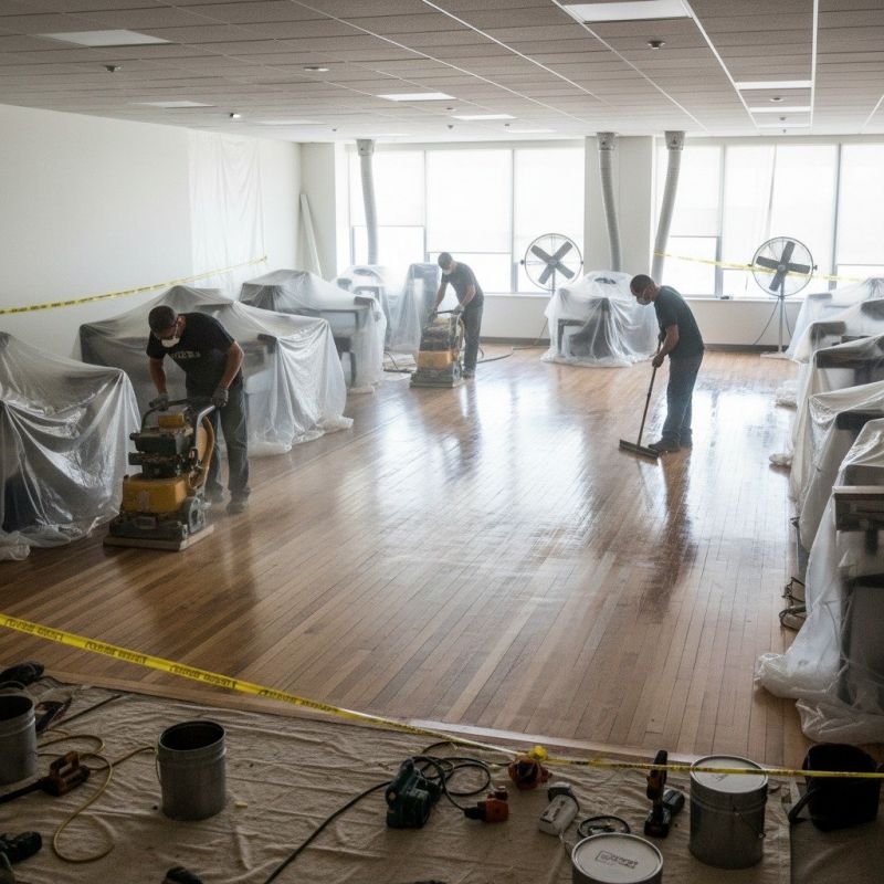 Wood Floor Refinishing detail