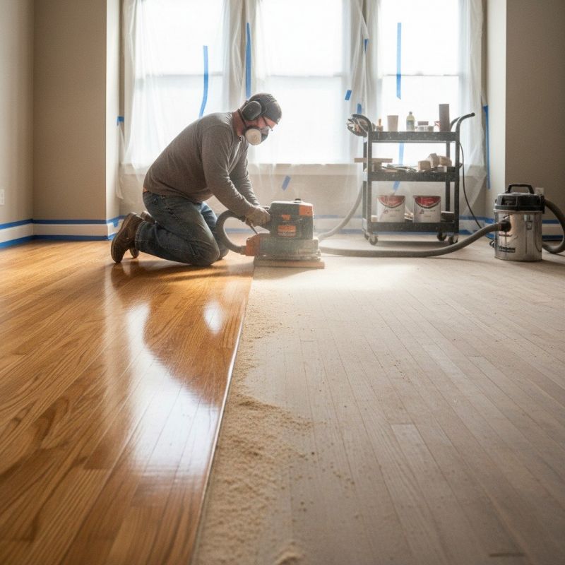Hardwood Floor Refinshing