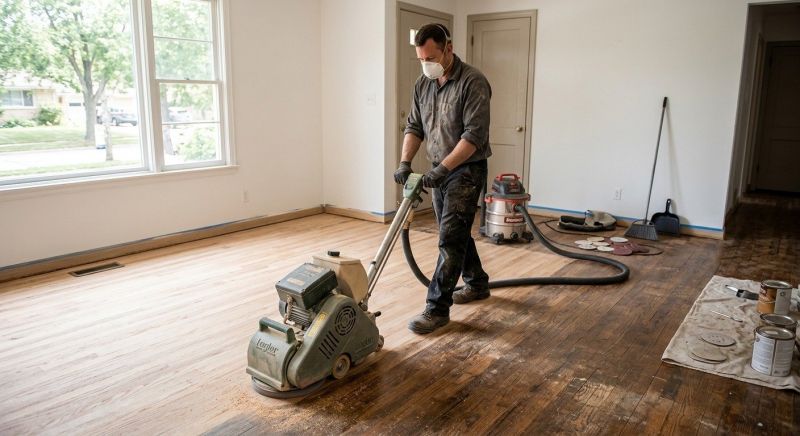Pine Floor Refinishing in Alpharetta, GA