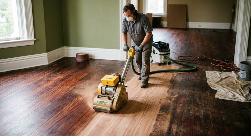 Walnut Floor Refinishing in Kansas City, KS